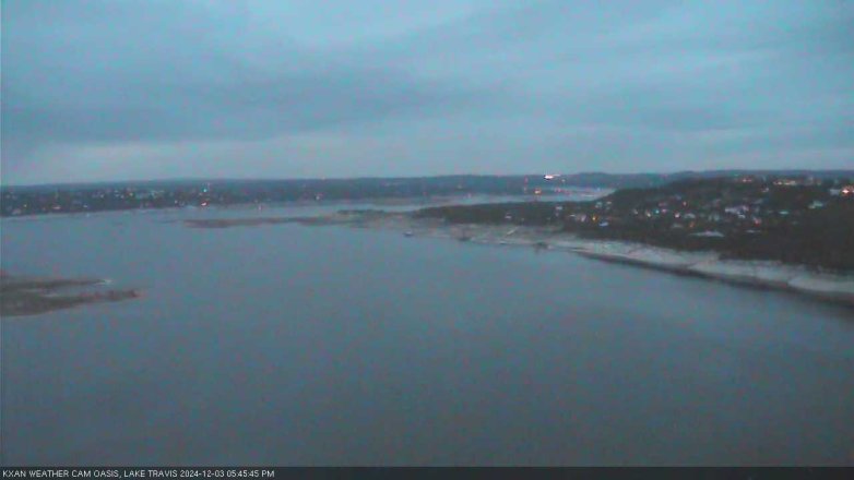 Lake Travis webcam, December 3, 2024 5:45 PM CT