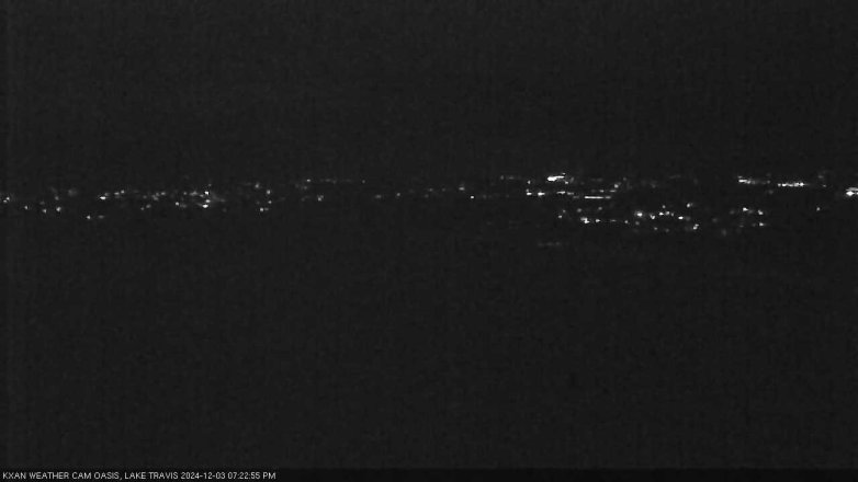 Lake Travis webcam, December 3, 2024 7:25 PM CT