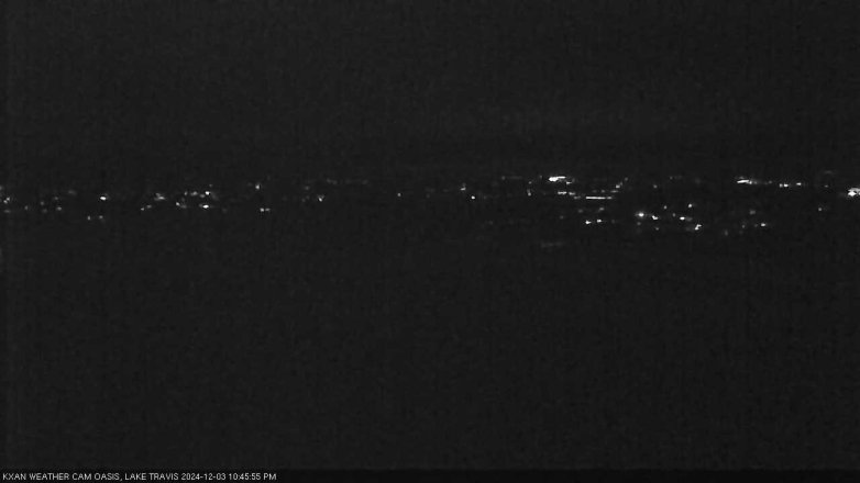 Lake Travis webcam, December 3, 2024 10:45 PM CT