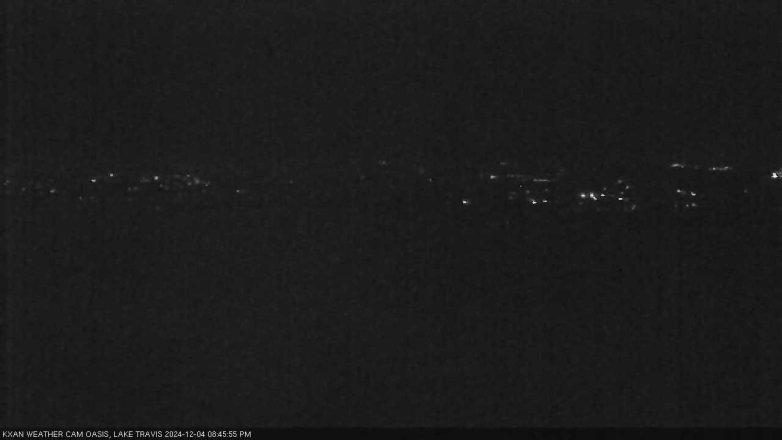 Lake Travis webcam, December 4, 2024 8:45 PM CT