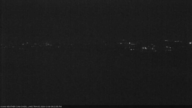 Lake Travis webcam, December 4, 2024 9:25 PM CT
