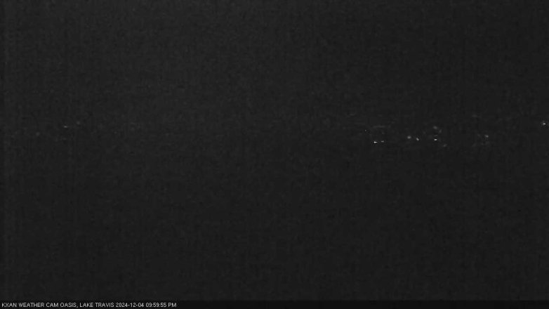 Lake Travis webcam, December 4, 2024 10:00 PM CT