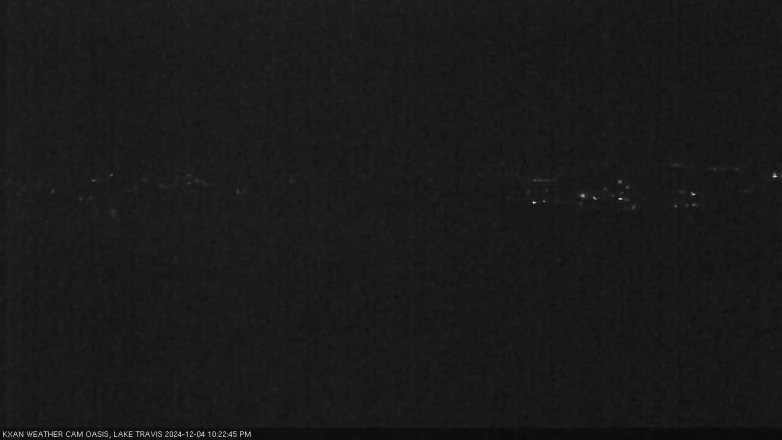 Lake Travis webcam, December 4, 2024 10:25 PM CT