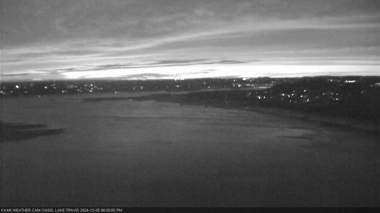 Lake Travis webcam, December 5, 2024 6:00 PM CT