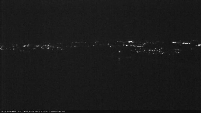 Lake Travis webcam, December 5, 2024 8:25 PM CT