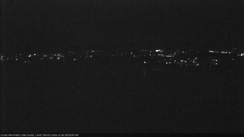 Lake Travis webcam, December 5, 2024 10:00 PM CT