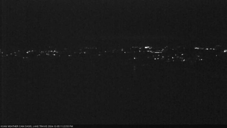 Lake Travis webcam, December 5, 2024 11:25 PM CT