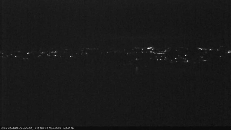 Lake Travis webcam, December 5, 2024 11:45 PM CT