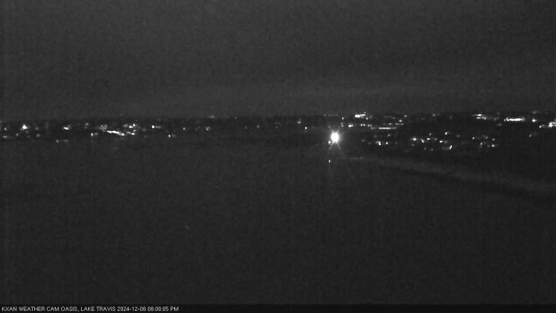 Lake Travis webcam, December 6, 2024 6:00 PM CT