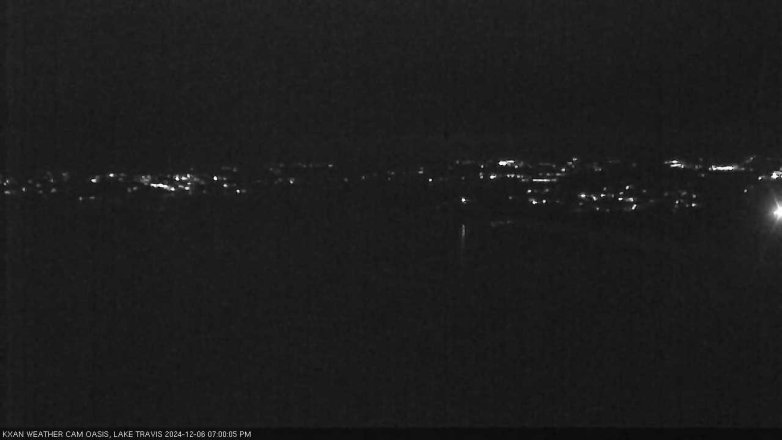Lake Travis webcam, December 6, 2024 7:00 PM CT