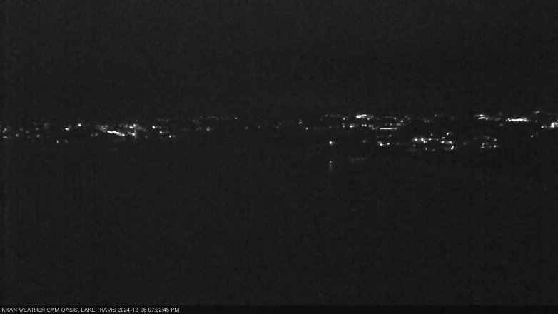 Lake Travis webcam, December 6, 2024 7:25 PM CT