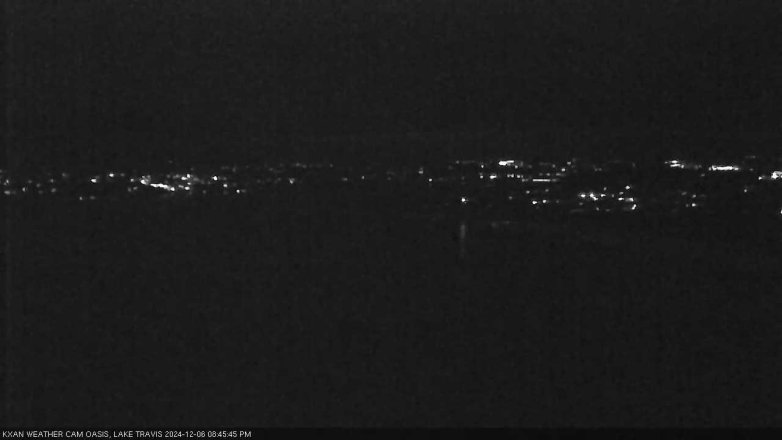 Lake Travis webcam, December 6, 2024 8:45 PM CT