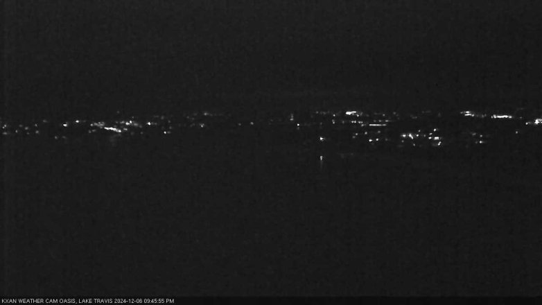 Lake Travis webcam, December 6, 2024 9:45 PM CT