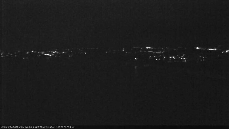 Lake Travis webcam, December 6, 2024 10:00 PM CT