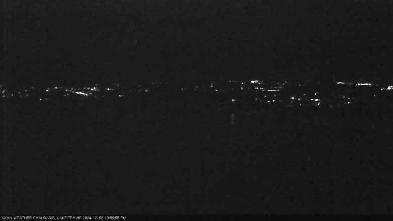 Lake Travis webcam, December 6, 2024 11:00 PM CT