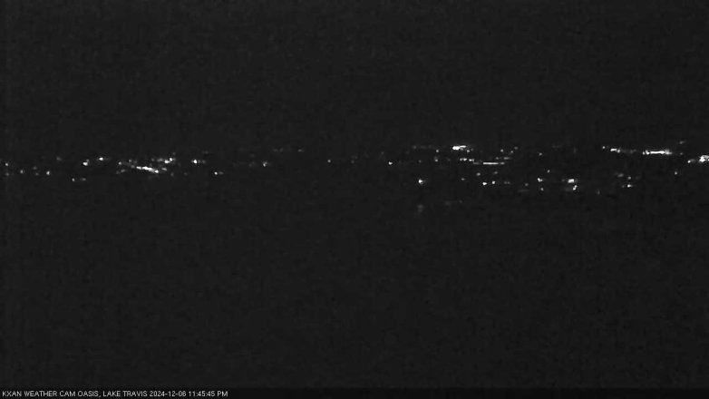Lake Travis webcam, December 6, 2024 11:45 PM CT