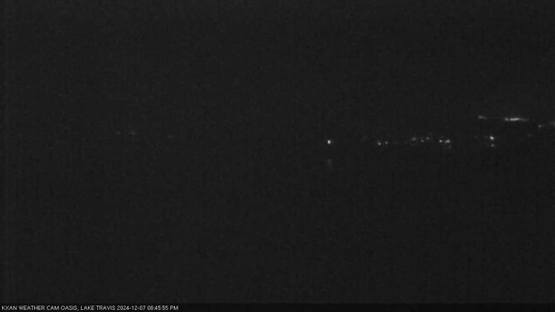 Lake Travis webcam, December 7, 2024 6:45 PM CT