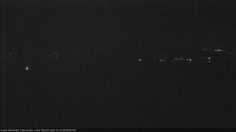 Lake Travis webcam, December 7, 2024 7:00 PM CT