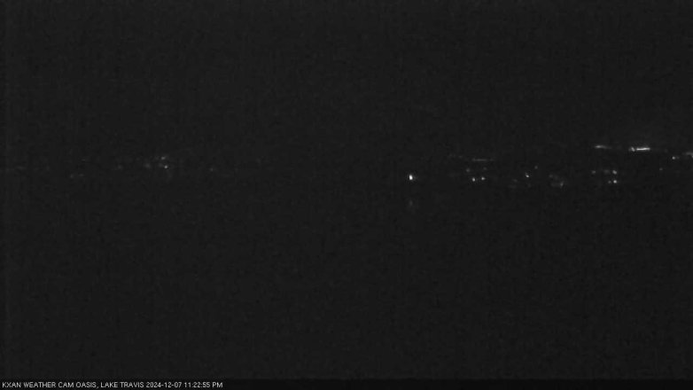 Lake Travis webcam, December 7, 2024 11:25 PM CT