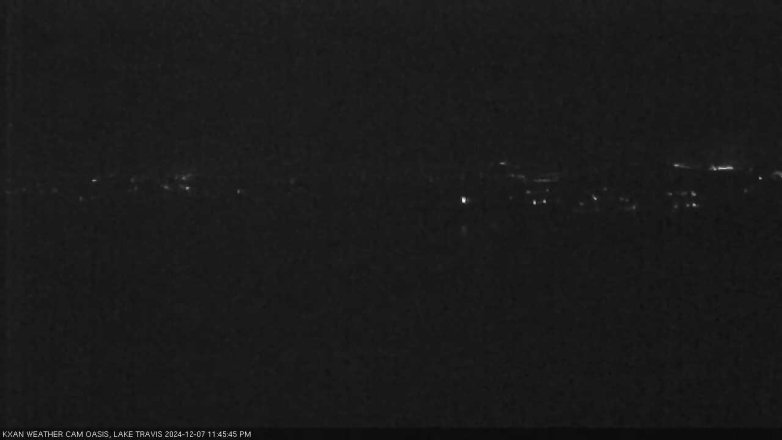 Lake Travis webcam, December 7, 2024 11:45 PM CT