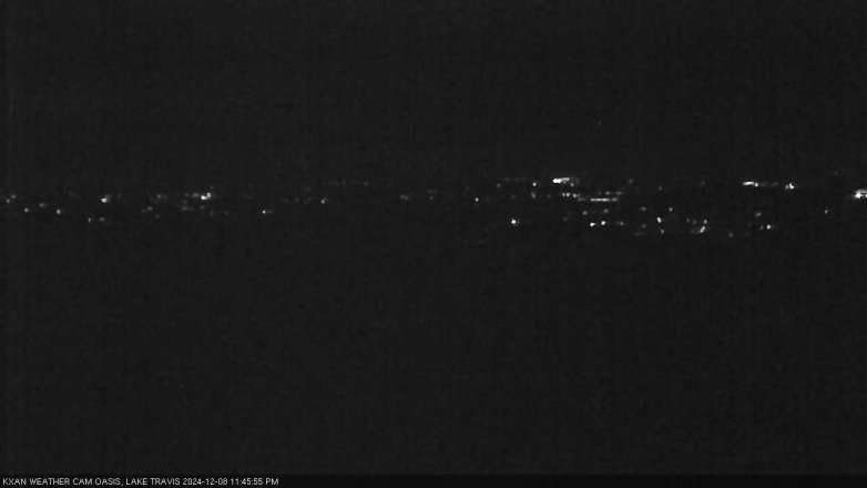 Lake Travis webcam, December 8, 2024 11:45 PM CT