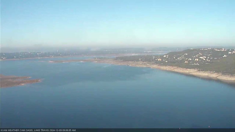 Lake Travis webcam, December 9, 2024 9:00 AM CT