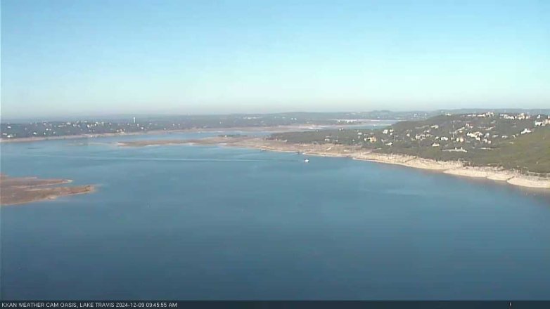 Lake Travis webcam, December 9, 2024 9:45 AM CT