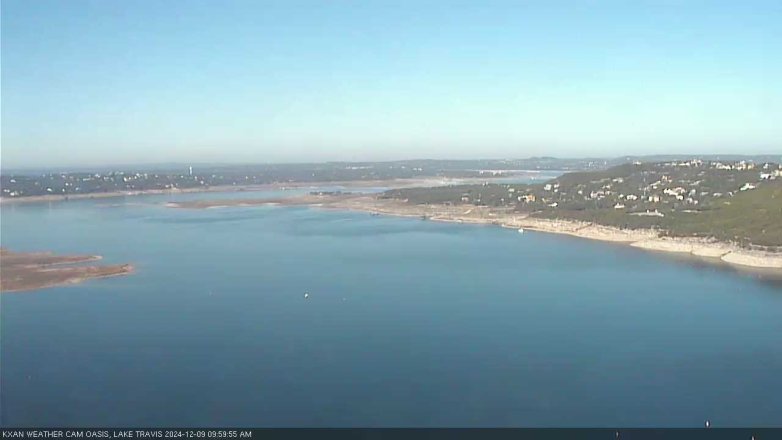 Lake Travis webcam, December 9, 2024 10:00 AM CT