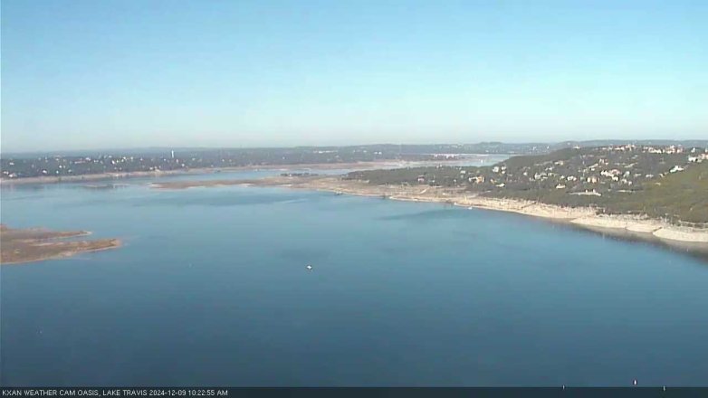 Lake Travis webcam, December 9, 2024 10:25 AM CT