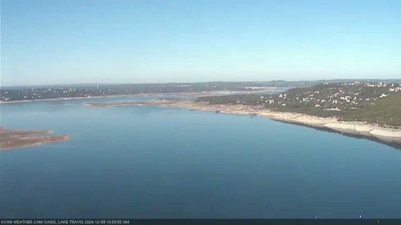 Lake Travis webcam, December 9, 2024 11:00 AM CT