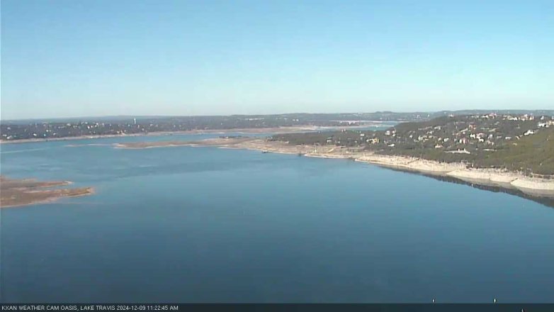 Lake Travis webcam, December 9, 2024 11:25 AM CT