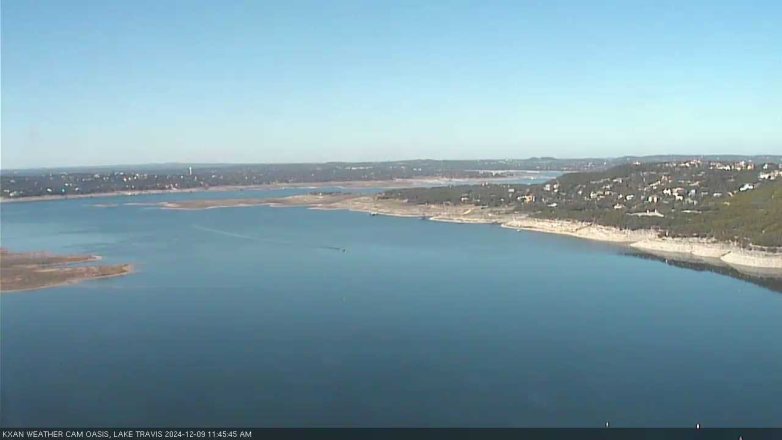 Lake Travis webcam, December 9, 2024 11:45 AM CT