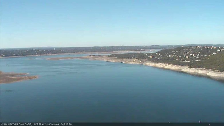 Lake Travis webcam, December 9, 2024 12:45 PM CT