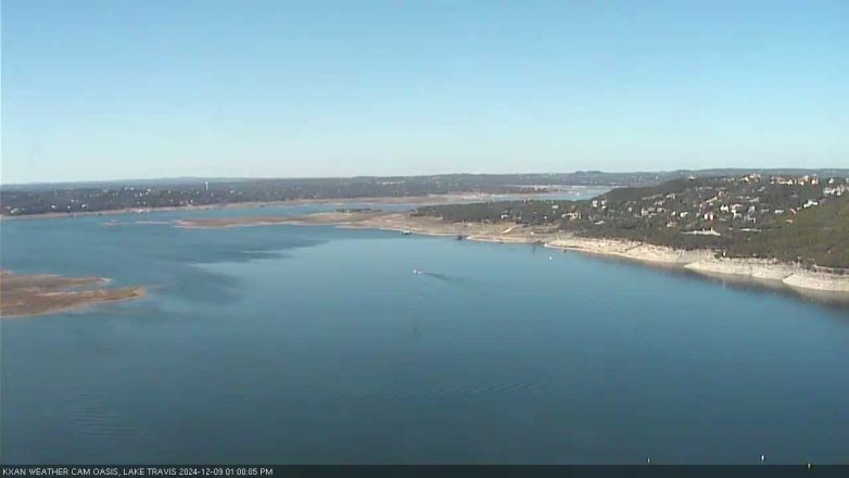 Lake Travis webcam, December 9, 2024 1:00 PM CT
