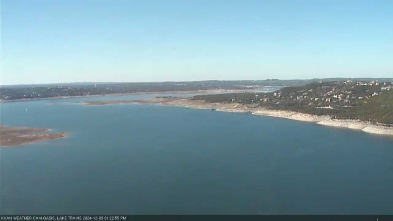Lake Travis webcam, December 9, 2024 1:25 PM CT