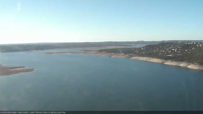 Lake Travis webcam, December 9, 2024 3:25 PM CT
