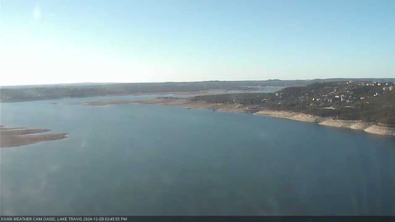 Lake Travis webcam, December 9, 2024 3:45 PM CT