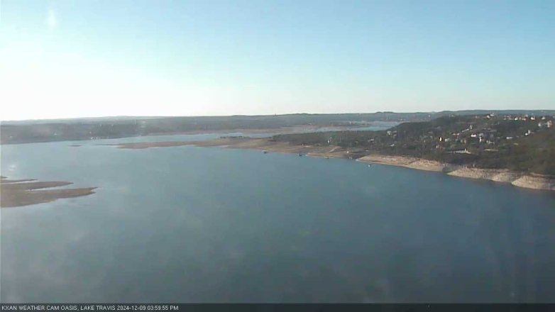 Lake Travis webcam, December 9, 2024 4:00 PM CT