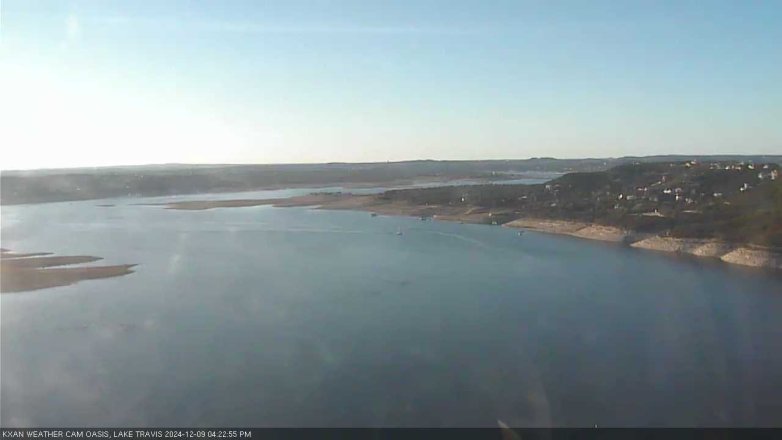 Lake Travis webcam, December 9, 2024 4:25 PM CT