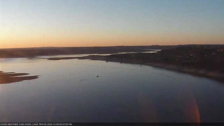 Lake Travis webcam, December 9, 2024 5:25 PM CT