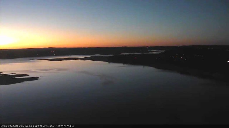 Lake Travis webcam, December 9, 2024 6:00 PM CT