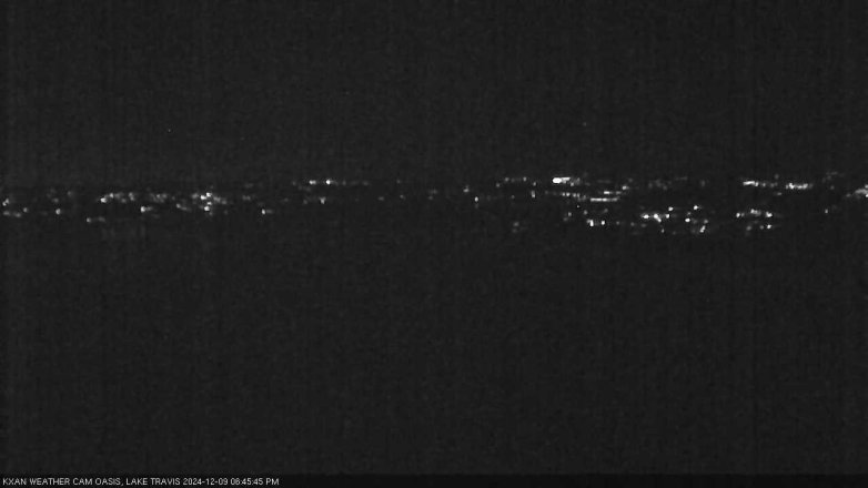 Lake Travis webcam, December 9, 2024 6:45 PM CT