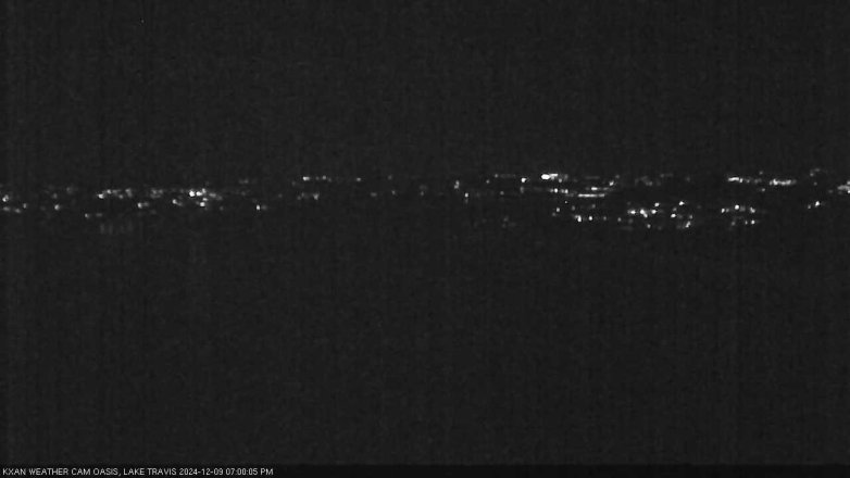 Lake Travis webcam, December 9, 2024 7:00 PM CT