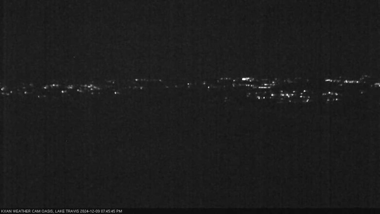 Lake Travis webcam, December 9, 2024 7:45 PM CT