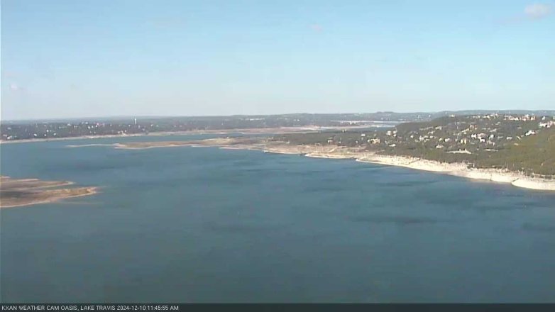 Lake Travis webcam, December 10, 2024 11:45 AM CT