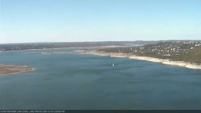 Lake Travis webcam, December 10, 2024 1:00 PM CT