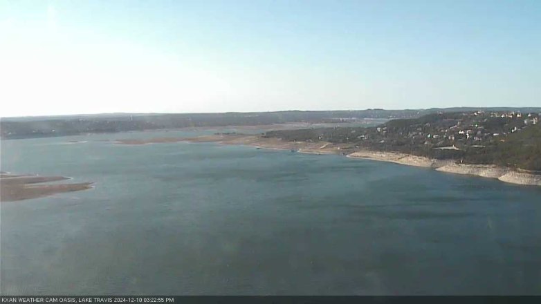 Lake Travis webcam, December 10, 2024 3:25 PM CT