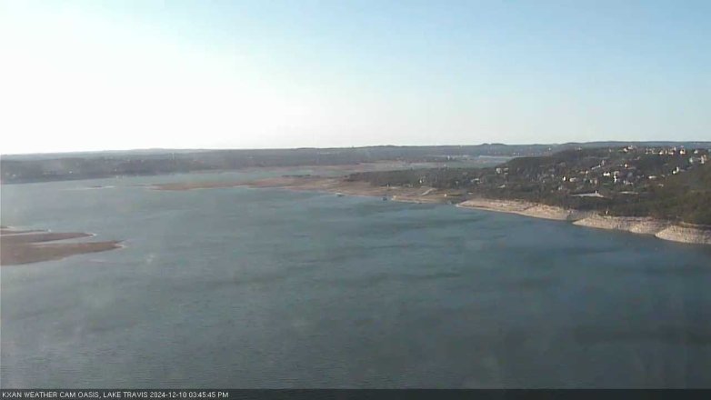 Lake Travis webcam, December 10, 2024 3:45 PM CT