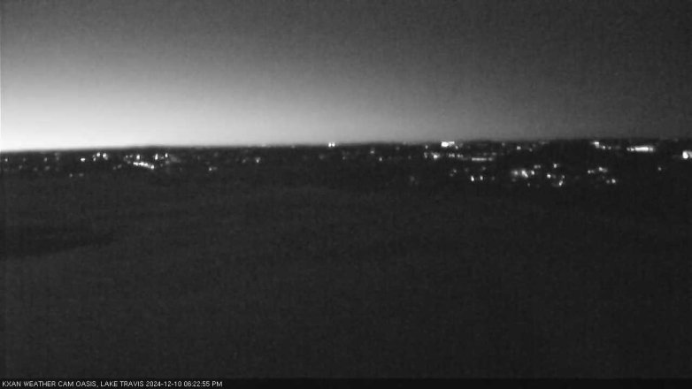 Lake Travis webcam, December 10, 2024 6:25 PM CT