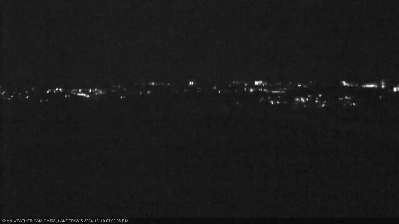 Lake Travis webcam, December 10, 2024 7:00 PM CT